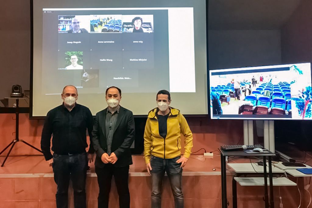 Joan Manel Hernàndez Ferràs (Secretary),&nbsp;Dr.Zheng Ma, and&nbsp;Martí Gich (Supervisor).