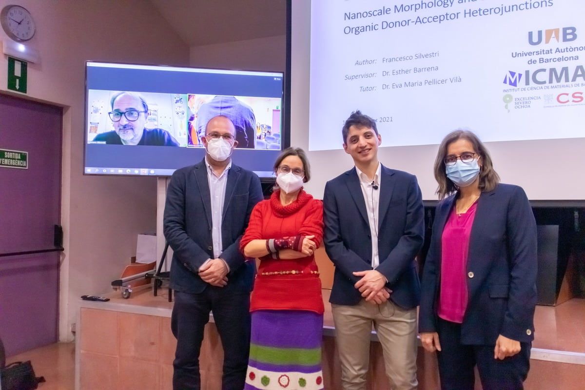From left to right: Cristiano Albonetti, Raphael Pfattner, Esther Barrena, Francesco Silvestri and Carmen Ocal