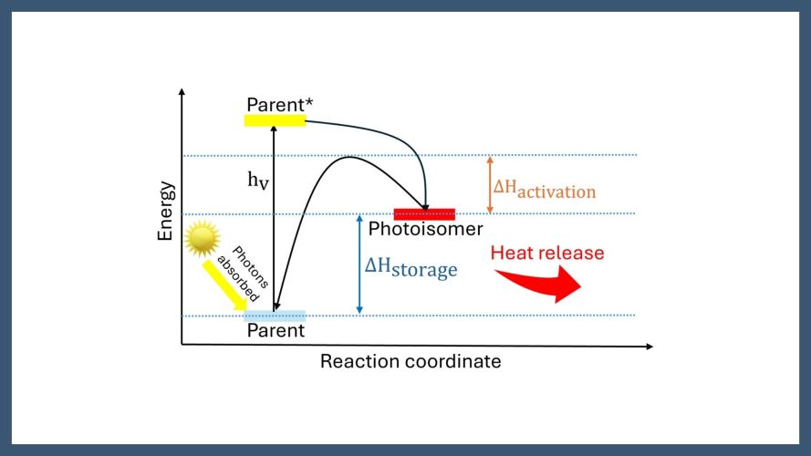 Molecular solar thermal storage integration for domestic hot water co-heating: experimental discharge characterization and numerical feasibility assessment