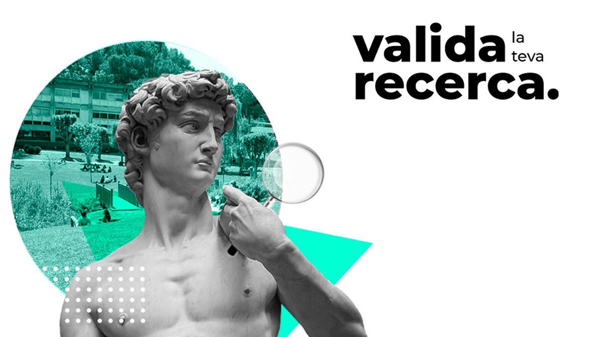Banner for "Valida la teva Recerca"
