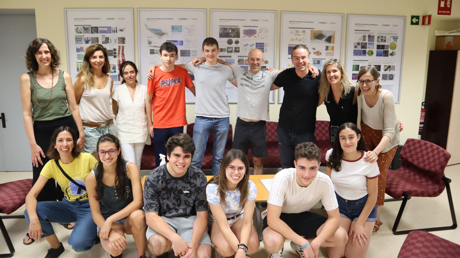 Last day of the Argó students with the ICMAB staff | ICMAB, CSIC