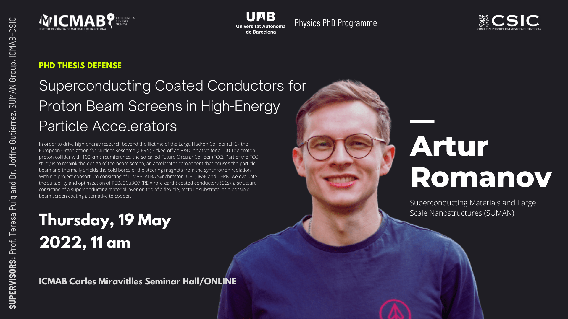 Artur Romanov. / ICMAB
