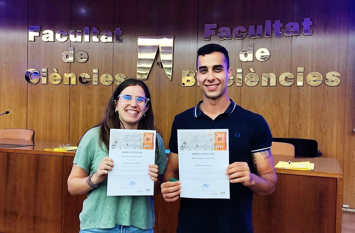 Marta Alcaina and Albert Rosado | UAB