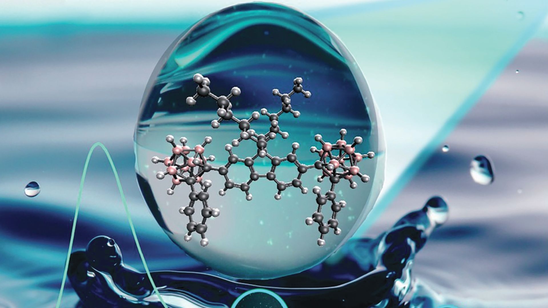 ChemComm Inside Cover: o-Carborane-based fluorophores as efficient luminescent systems both as solid and as water-dispersable nanoparticles