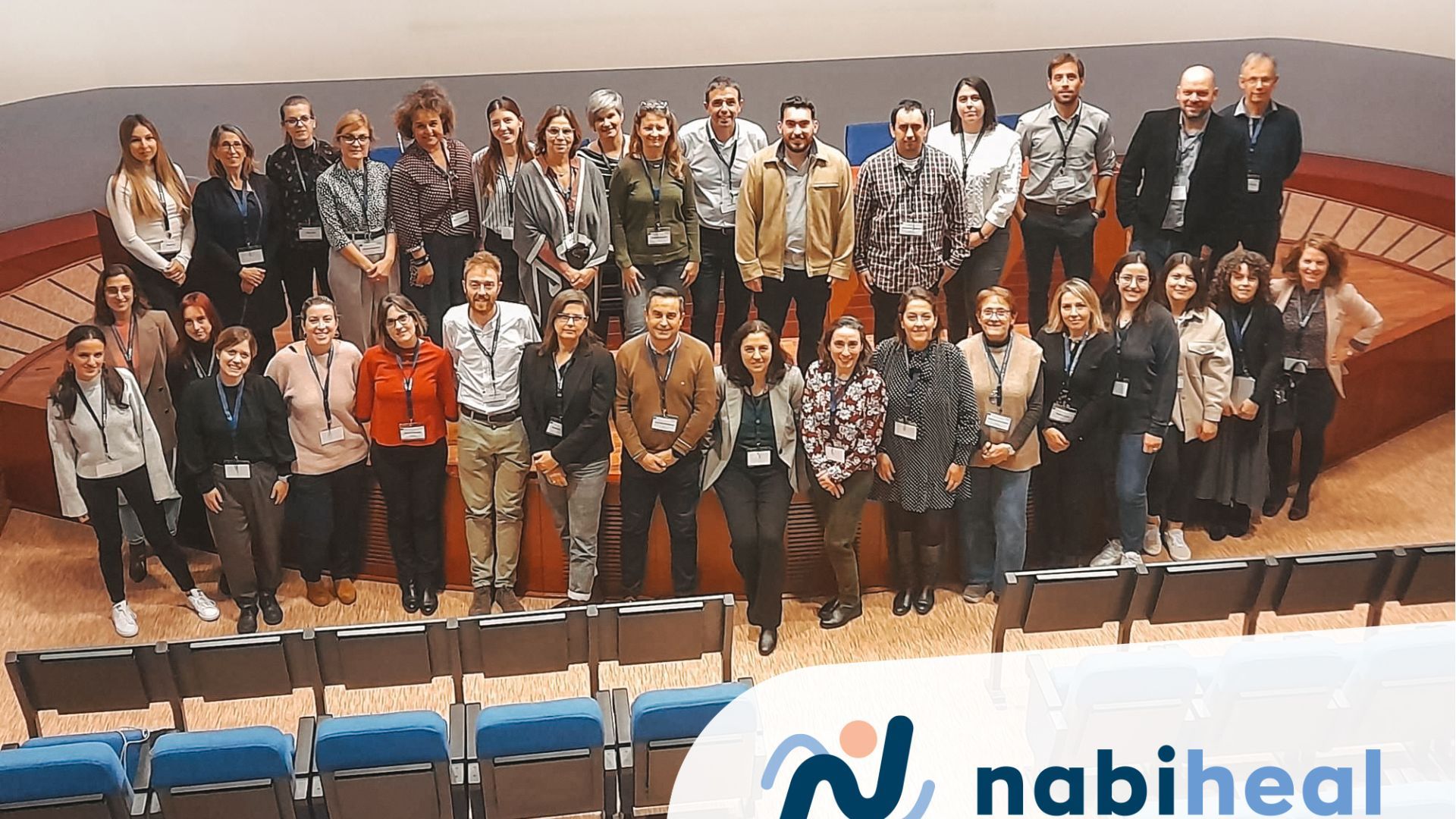 Members of the EU-funded project NABIHEAL during the kick-off meeting in Barcelona on 11 January 2023.