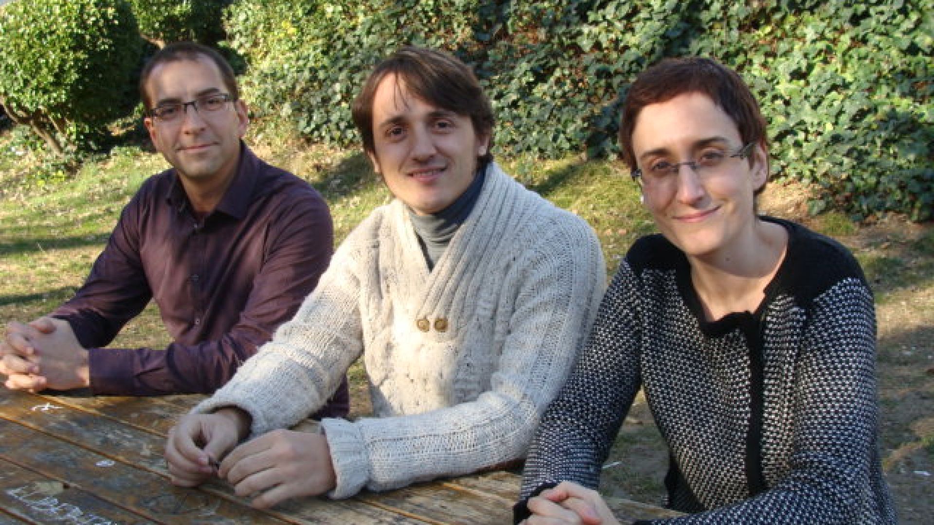 Jordi Sort (UAB), Mariano Campoy (ICMAB-CSIC) and Neus Sabaté (IMB-CNM-CSIC).