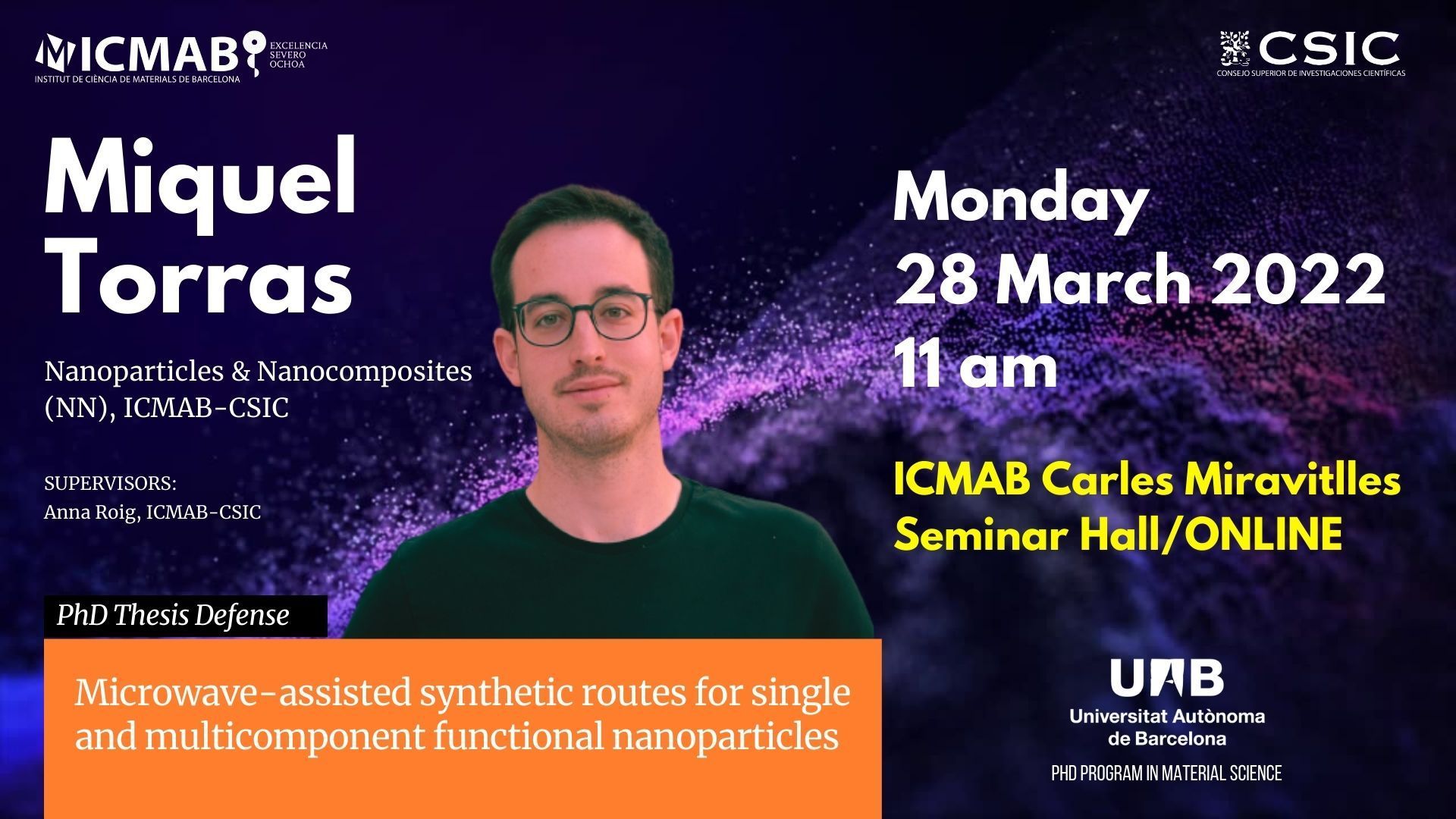 PhD Defense by Miquel Torras