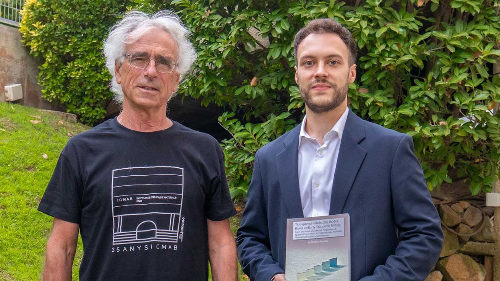 Supervisor Josep Fontcuberta and Doctor Mathieu Mirjolet