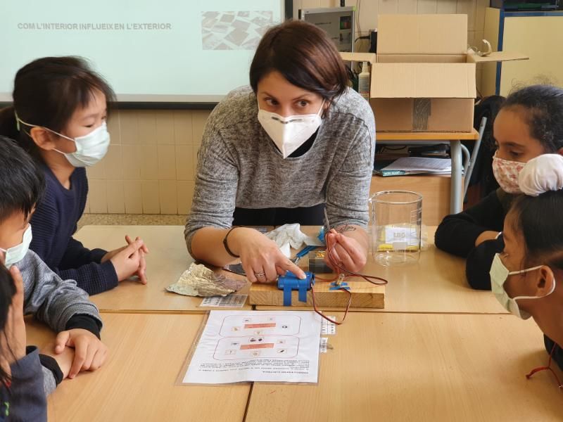 Conductivity workshop with the students in Escola Arts by Roberta Ceravola