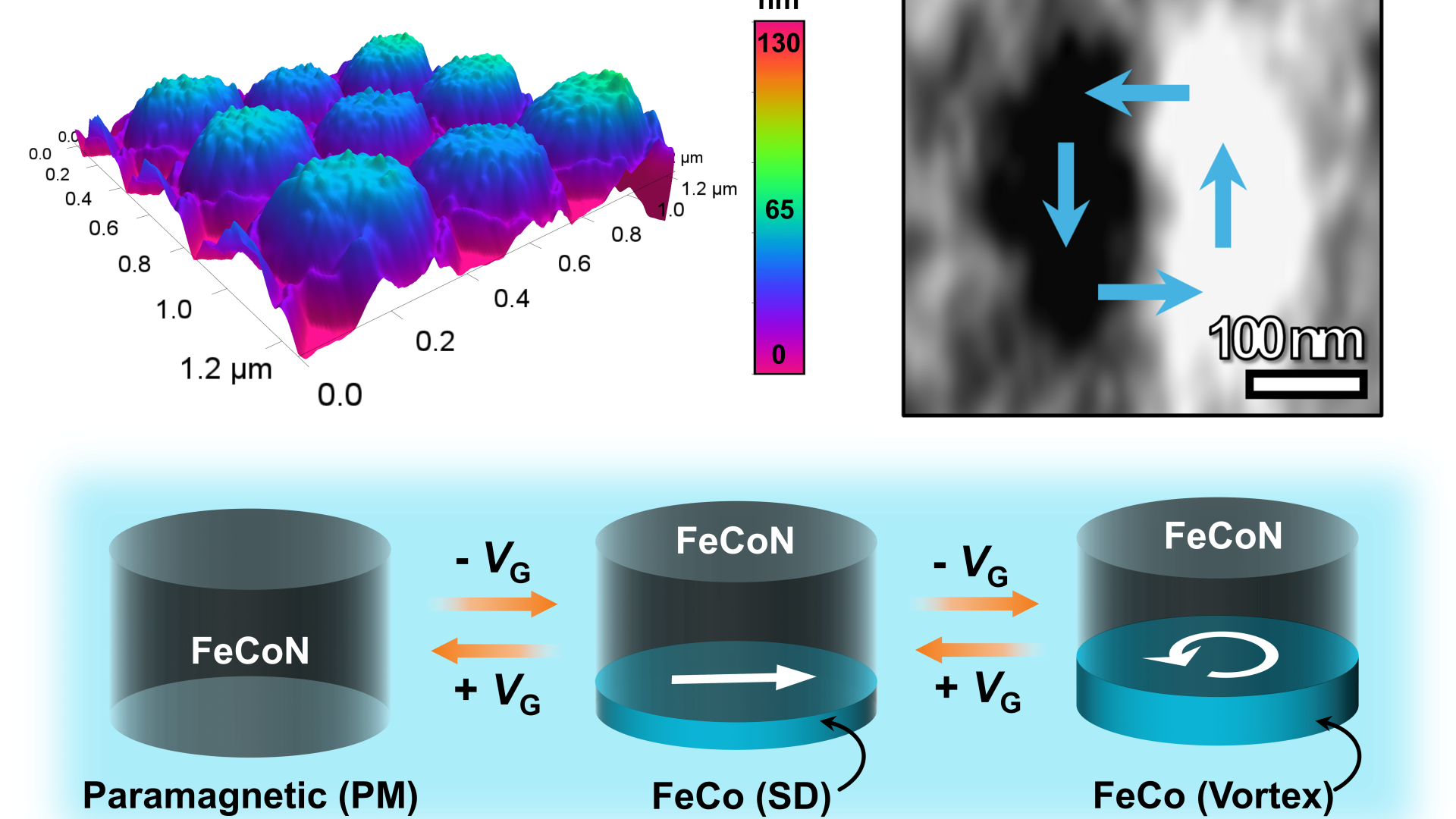 “Vortion”, a new magnetic state able to mimic neuronal synapses [Adapted from Nat Commun 16, 1990 (2025)]