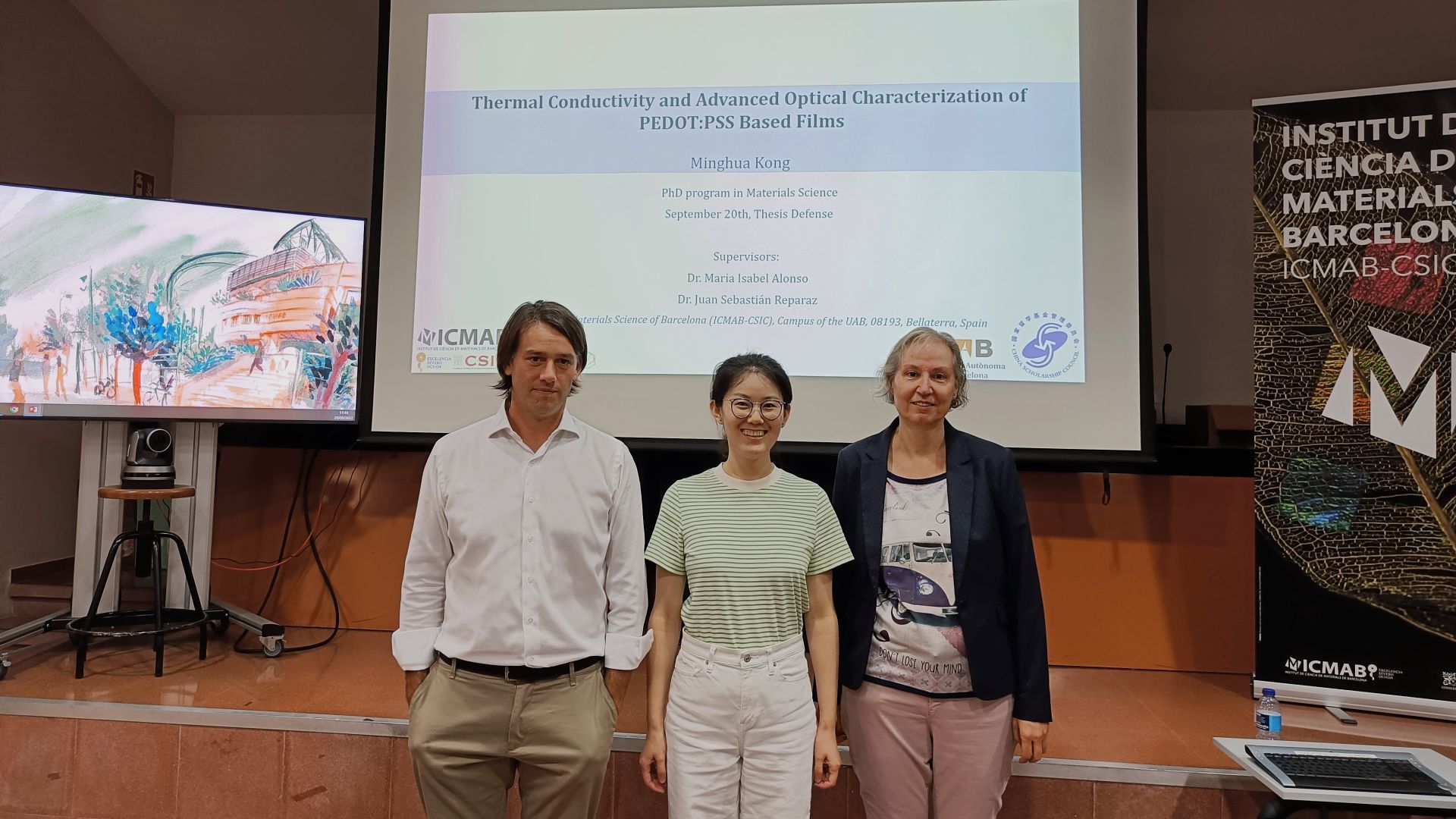 Sebastián Reparaz, Minghua Kong, M. Isabel Alonso | ICMAB-CSIC