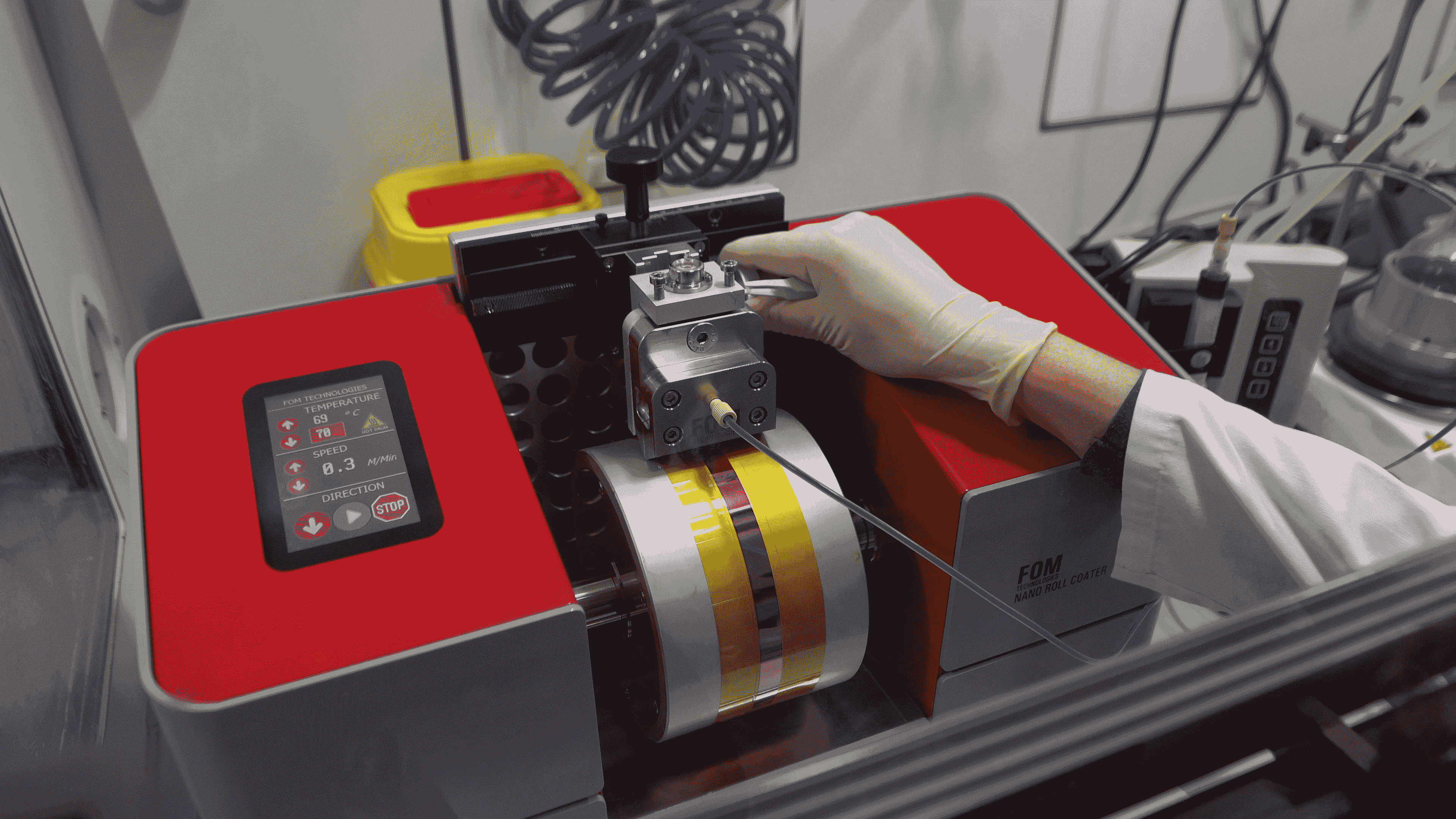 Instrument to preparare coated conductors (SUMAN Group)