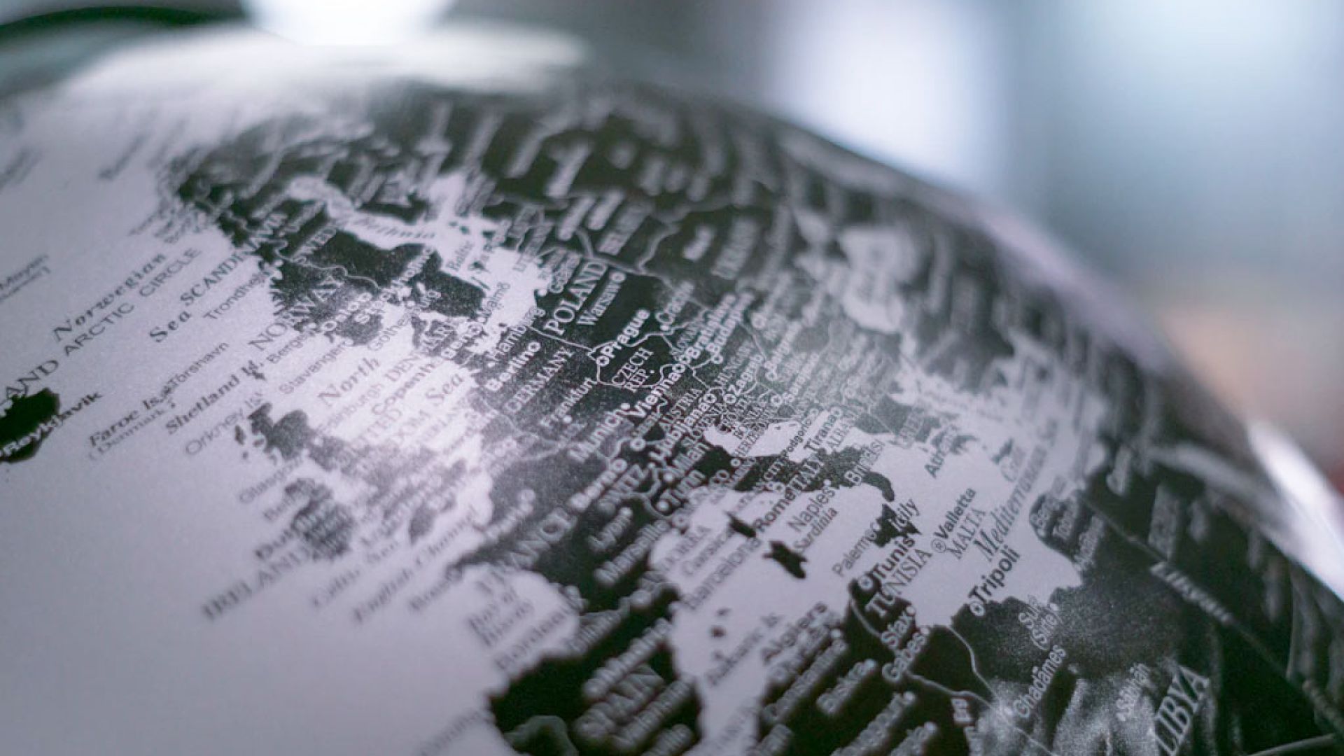 Europe in a globe by Krzysztof Hepner