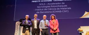 Alejandro Goñi receiving the EmErgEnt award | CEEC