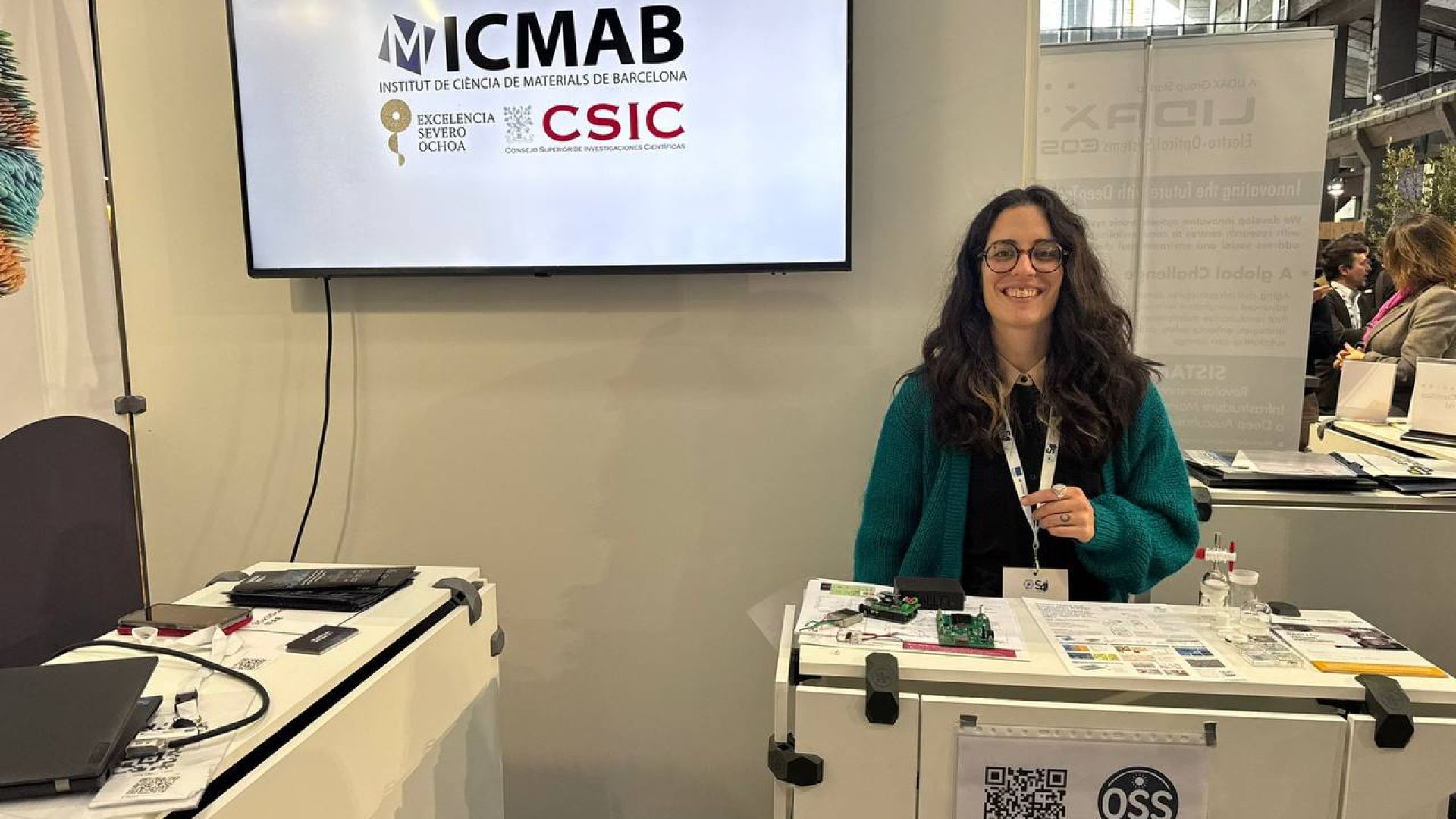 Coral Herranz at Science4Industry | ICMAB, CSIC