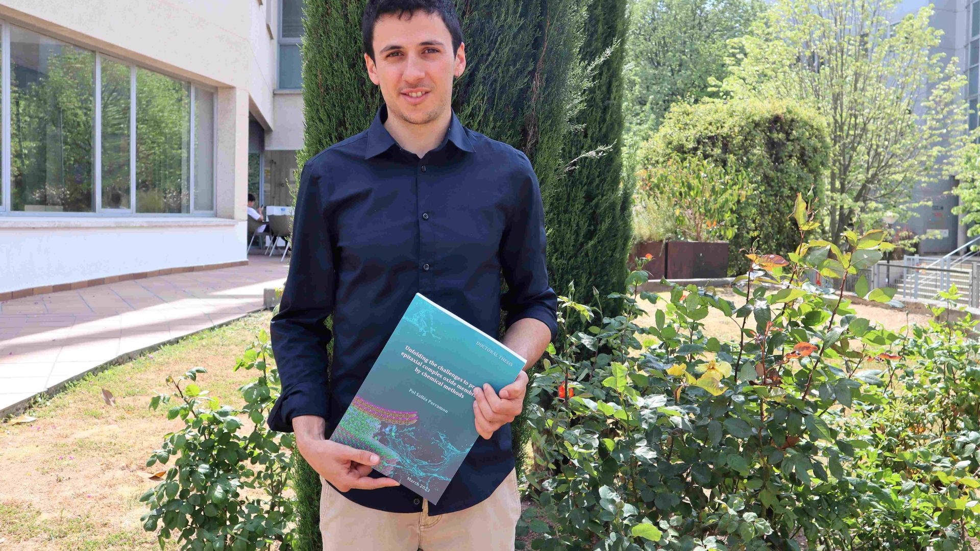 Doctor Pol Sallés at ICMAB | ICMAB, CSIC