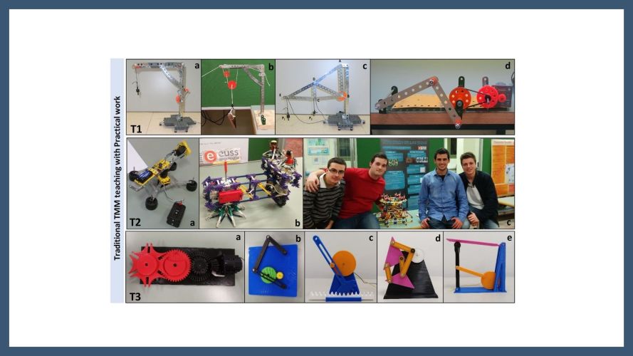Didactic models for active and inquiry-based learning of machines and mechanisms